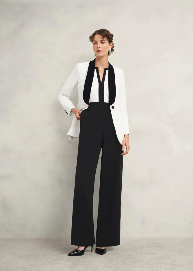 Women Dresses and Jumpsuits Hobbs Mannington Jumpsuit Black Ivory