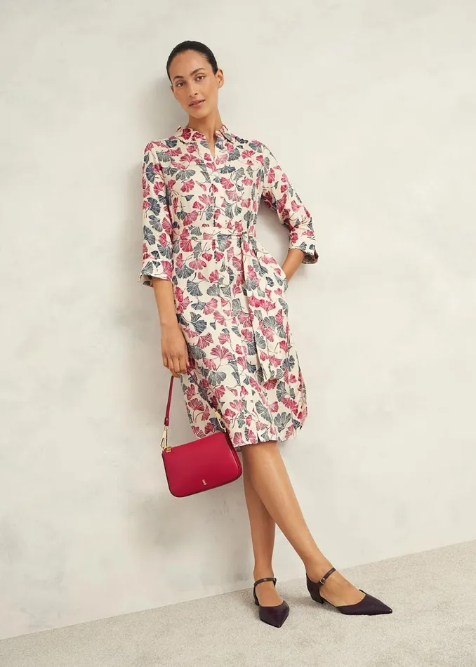 Women Dresses and Jumpsuits Hobbs Petite Francis Dress Cream Multi