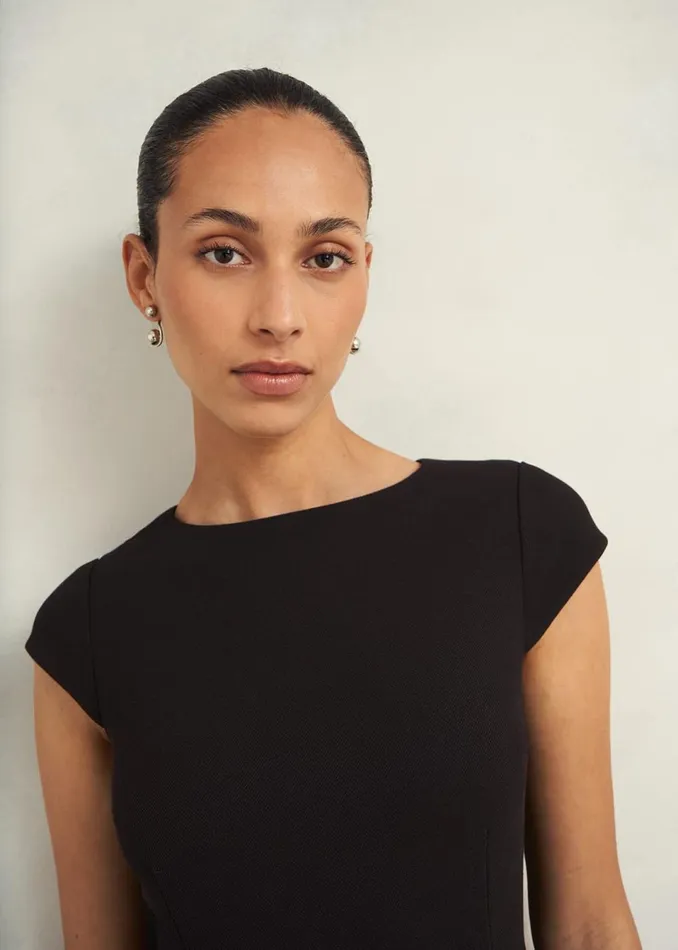 Women Dresses and Jumpsuits Hobbs Petite Mia Dress Black