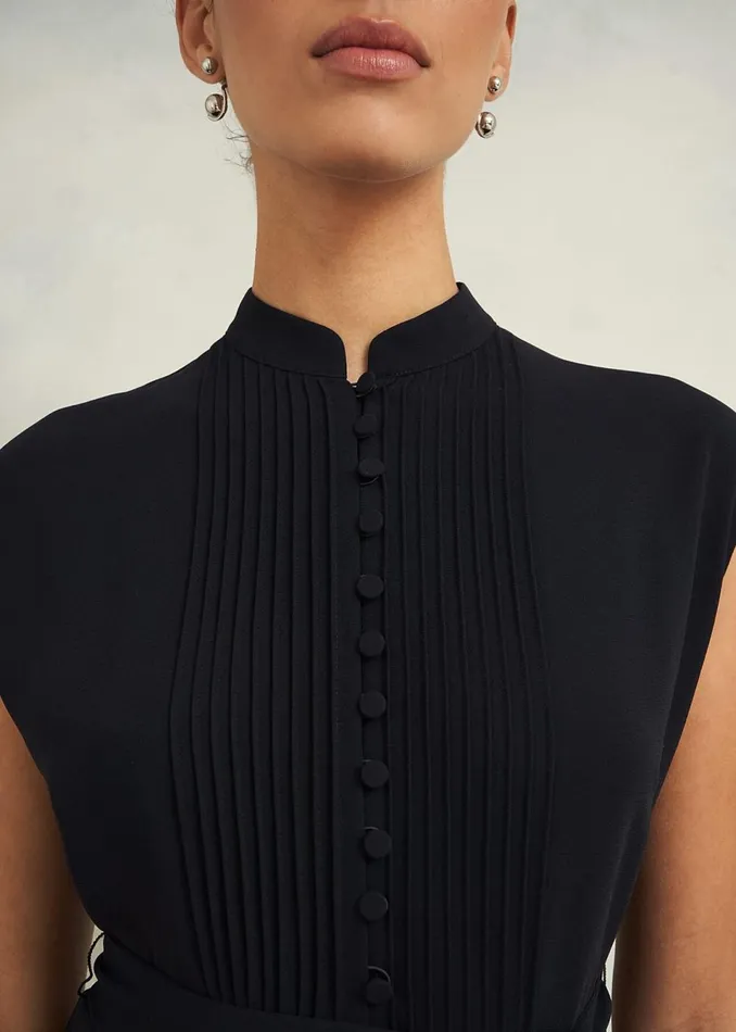 Women Dresses and Jumpsuits Hobbs Pia Pintuck Dress Black