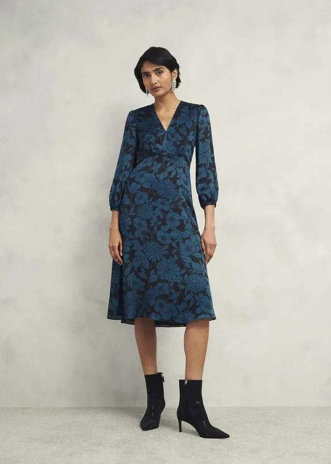 Women Dresses and Jumpsuits Hobbs Romina Dress Black Kyanite