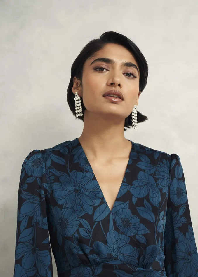 Women Dresses and Jumpsuits Hobbs Romina Dress Black Kyanite