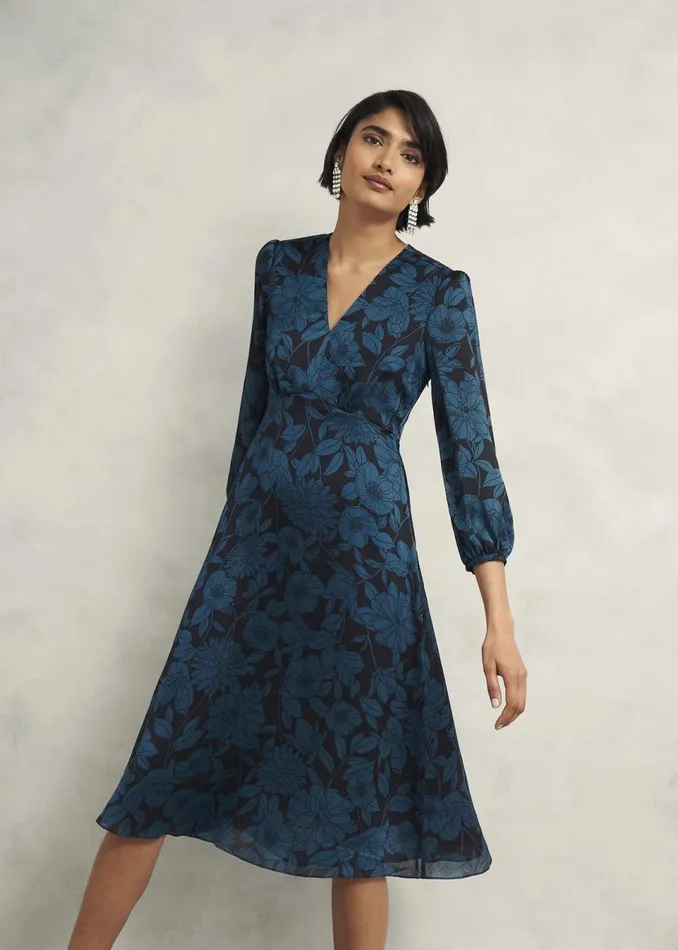 Women Dresses and Jumpsuits Hobbs Romina Dress Black Kyanite