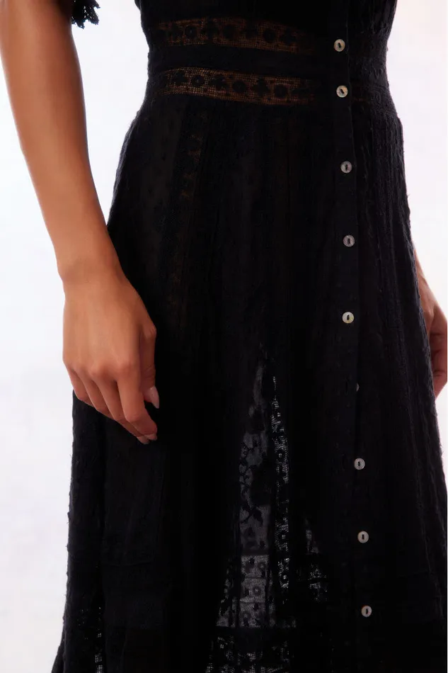 Women Dresses LoveShackFancy Minka Maxi Dress Black