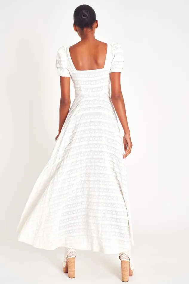 Women Dresses LoveShackFancy Ryan Catalina Lace Maxi Dress Ivory