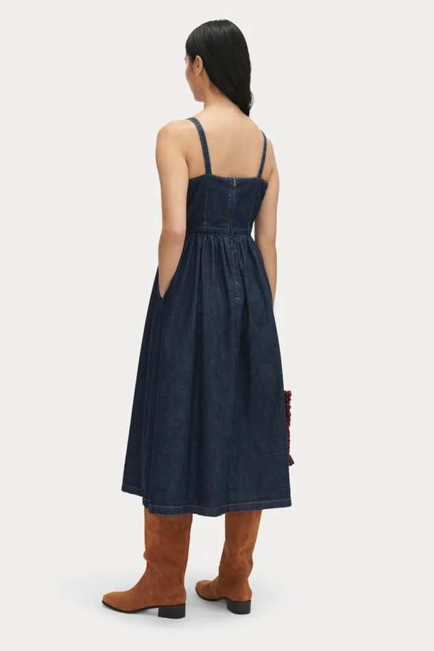 Women Dresses Rachel Comey Baldacci Dress Dark Indigo Women Dresses Rachel Comey Baldacci Dress Dark Indigo