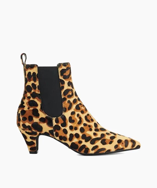 Women Dune London Chelsea Boots Statement Mid Heel Chelsea Ankle Boots Animal