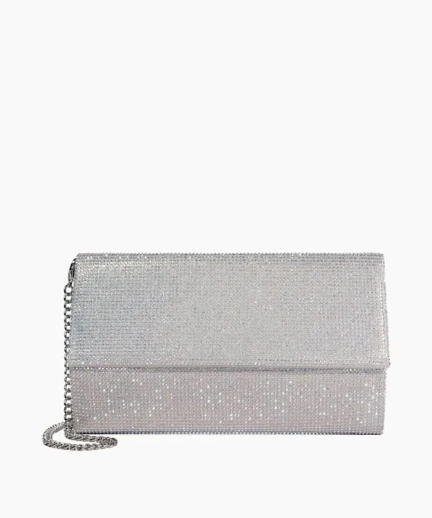 Women Dune London Clutch Bags Sparkly Box Clutch Metallic