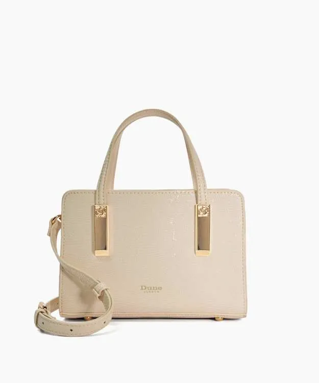 Women Dune London Tote Bags Small Tote Bag Neutral Synthetic