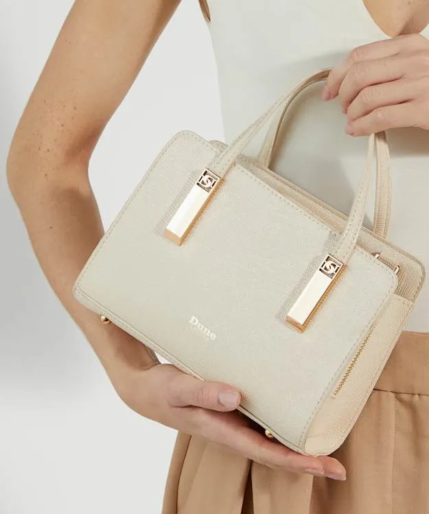 Women Dune London Tote Bags Small Tote Bag Neutral Synthetic