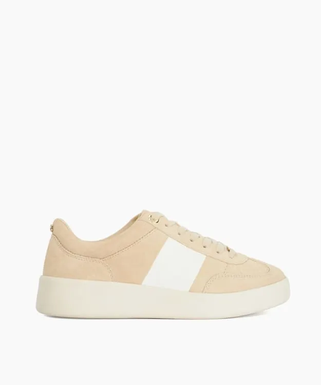 Women Dune London Trainers Round Toe Lace Up Trainers Neutral