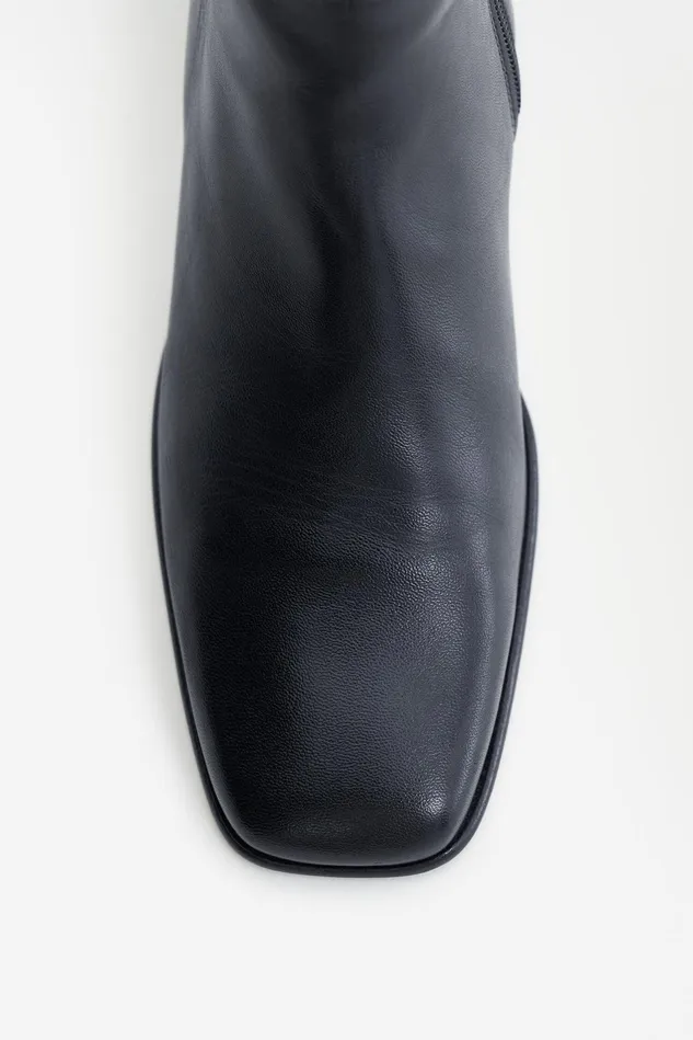 Women Eileen Leather Boots Black Filippa K Shoes