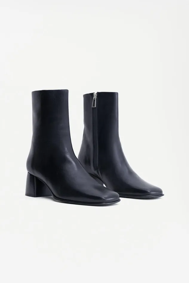Women Eileen Leather Boots Black Filippa K Shoes
