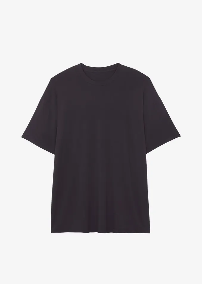 Women Ella Boxy Tee 8211 Dark Plum The Frankie Shop Tops