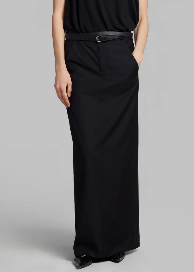 Women Eloise Maxi Skirt 8211 Black The Frankie Shop Bottoms