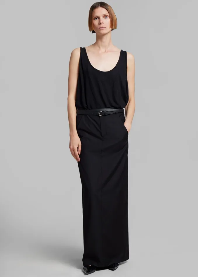 Women Eloise Maxi Skirt 8211 Black The Frankie Shop Bottoms