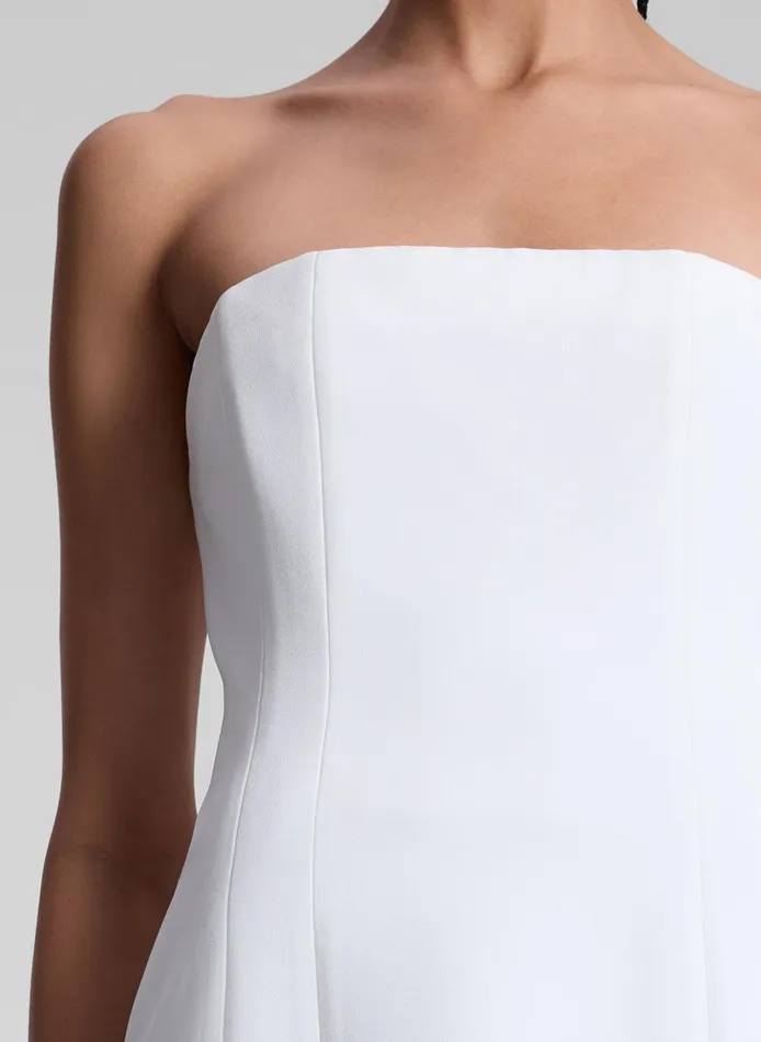 Women Elsie Strapless Mini Dress White ALC Dresses