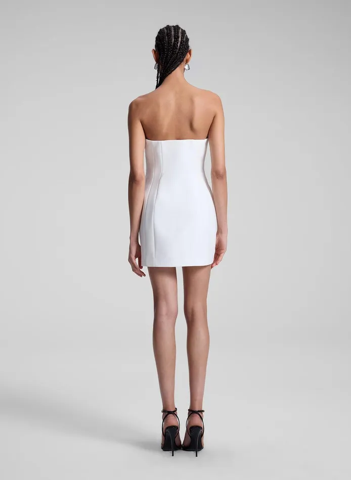 Women Elsie Strapless Mini Dress White ALC Dresses