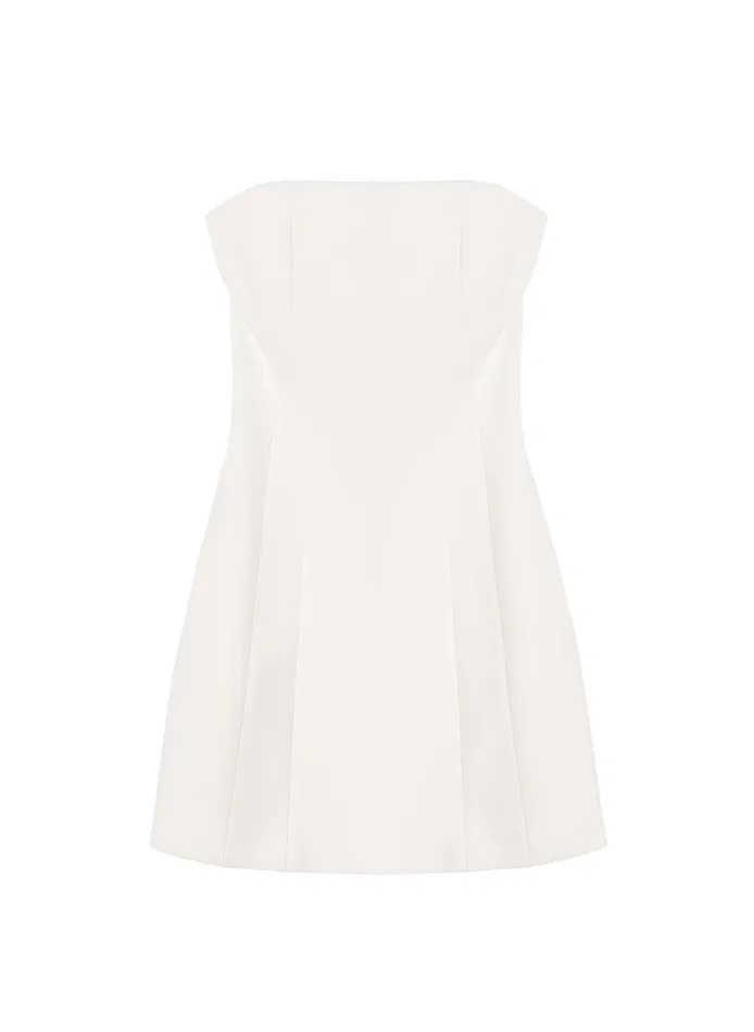 Women Elsie Strapless Mini Dress White ALC Dresses