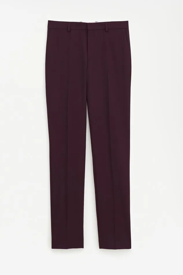 Women Emma Wool Trousers Burgundy Filippa K Trousers