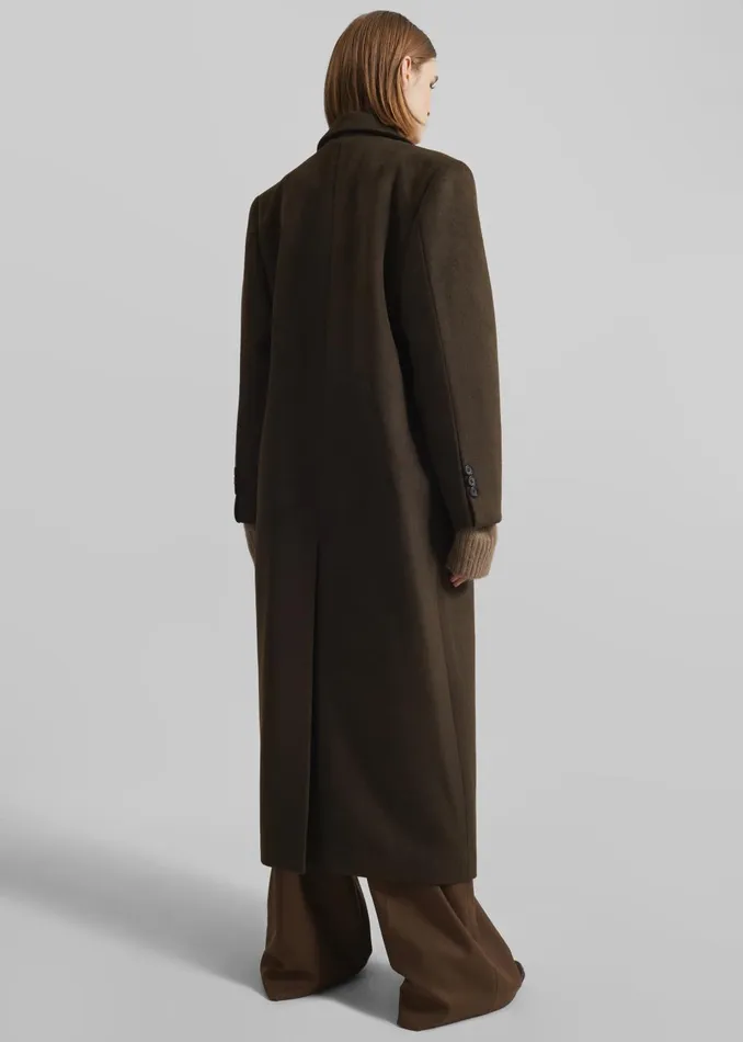 Women Eslov Coat 8211 Khaki Brown The Frankie Shop Outerwear