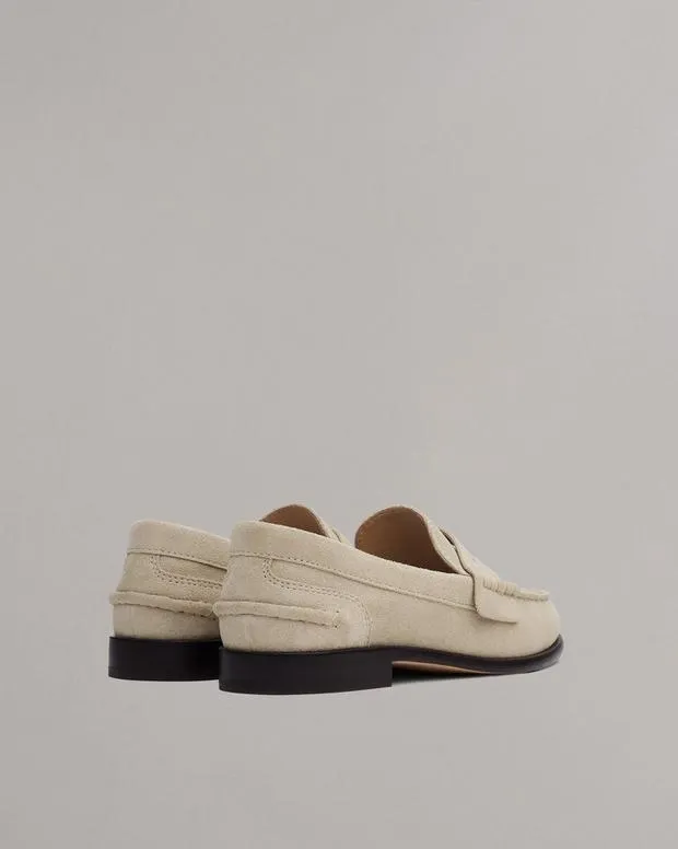 Women Flats Rag and Bone Carter Suede Loafer Light Sand Suede Women Flats Rag and Bone Carter Suede Loafer Light Sand Suede