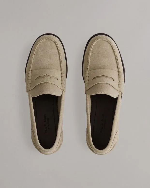 Women Flats Rag and Bone Carter Suede Loafer Light Sand Suede Women Flats Rag and Bone Carter Suede Loafer Light Sand Suede