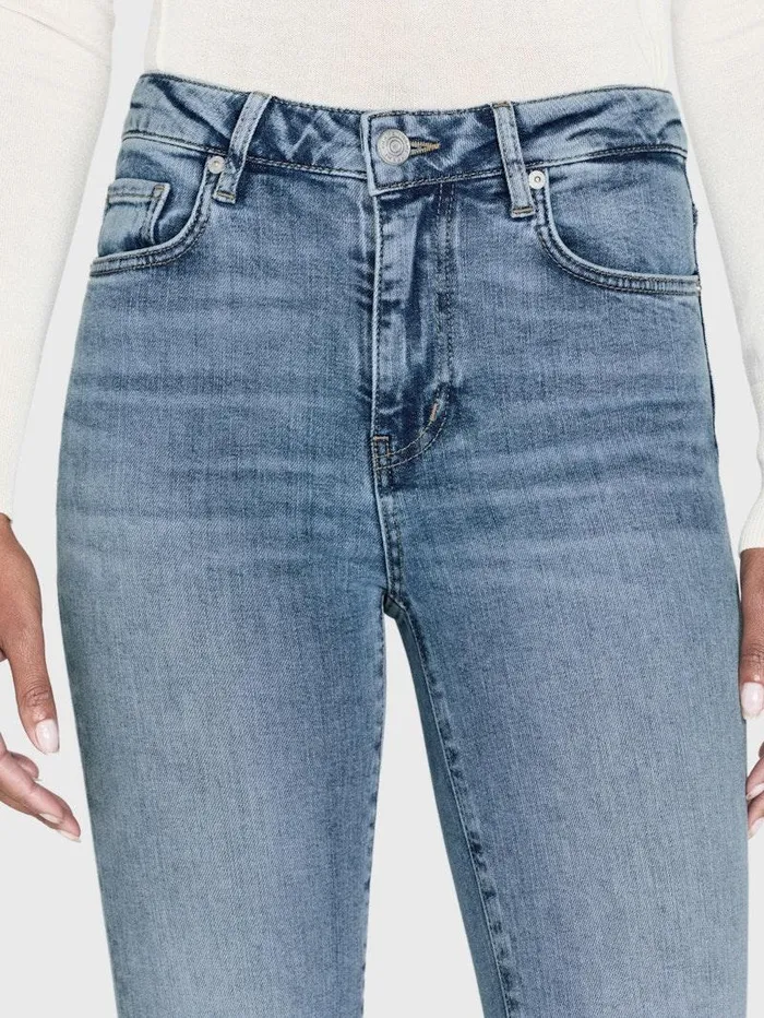 Women FRAME Bootcut Le Crop Mini Boot Worn Fray Women FRAME Bootcut Le Crop Mini Boot Worn Fray
