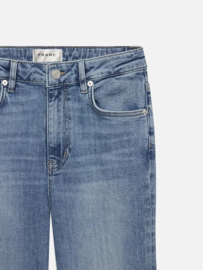 Women FRAME Bootcut Le Crop Mini Boot Worn Fray Women FRAME Bootcut Le Crop Mini Boot Worn Fray