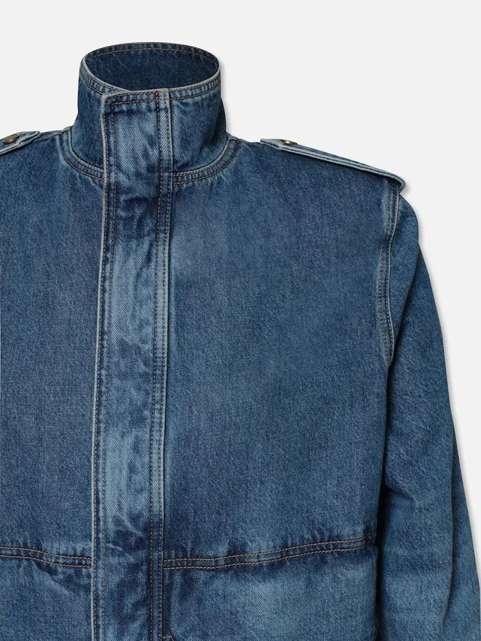 Women FRAME Denim Collections Denim Power Jacket Women FRAME Denim Collections Denim Power Jacket