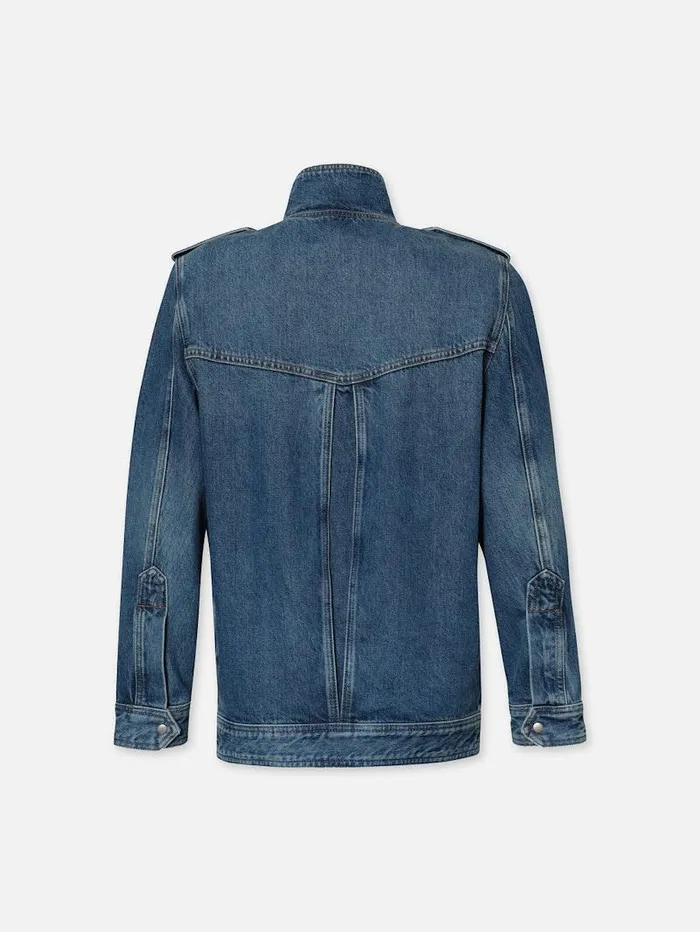 Women FRAME Denim Collections Denim Power Jacket Women FRAME Denim Collections Denim Power Jacket