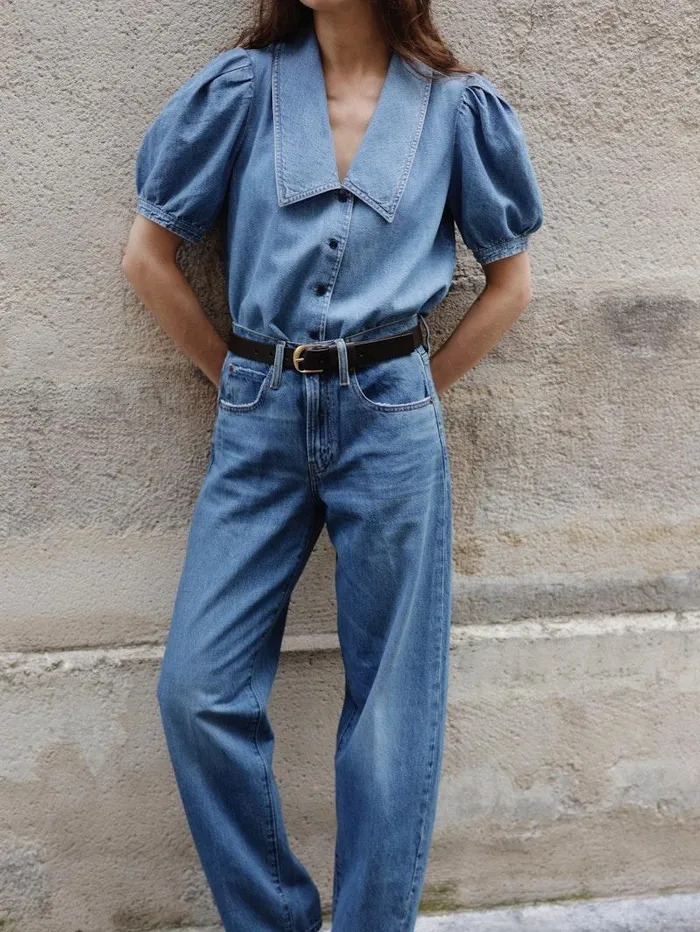 Women FRAME Denim Collections Low Slung Barrel