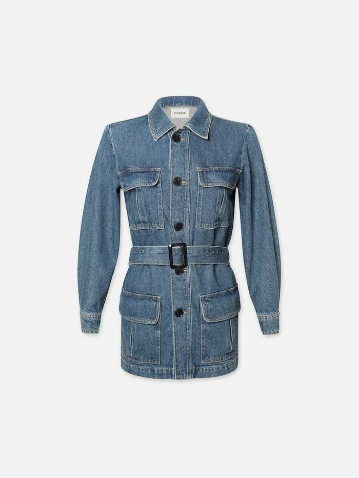 Women FRAME Denim Collections Safari Jacket