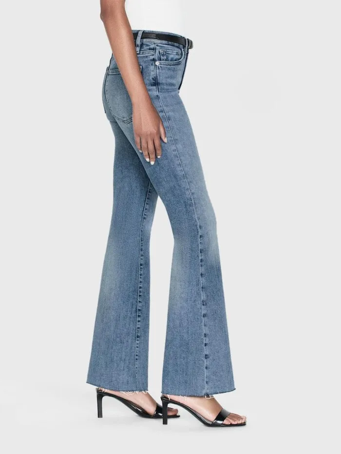 Women FRAME Flare Le Easy Flare Raw Fray Women FRAME Flare Le Easy Flare Raw Fray