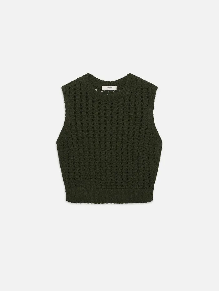 Women FRAME Sweaters Tape Yarn Sweater Vest