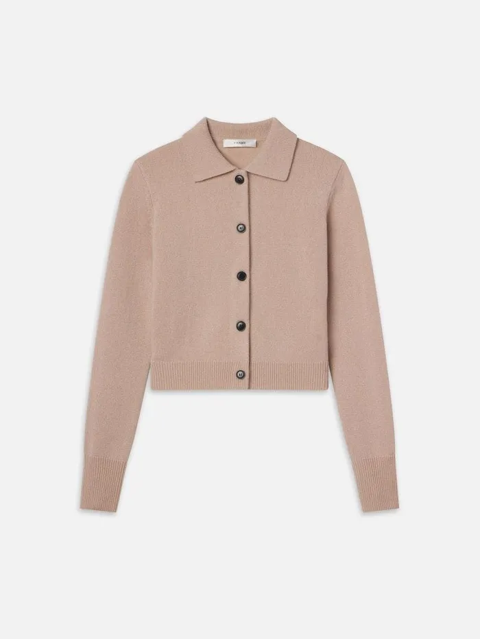 Women FRAME The Resort Edit Shrunken Cashmere Cardi