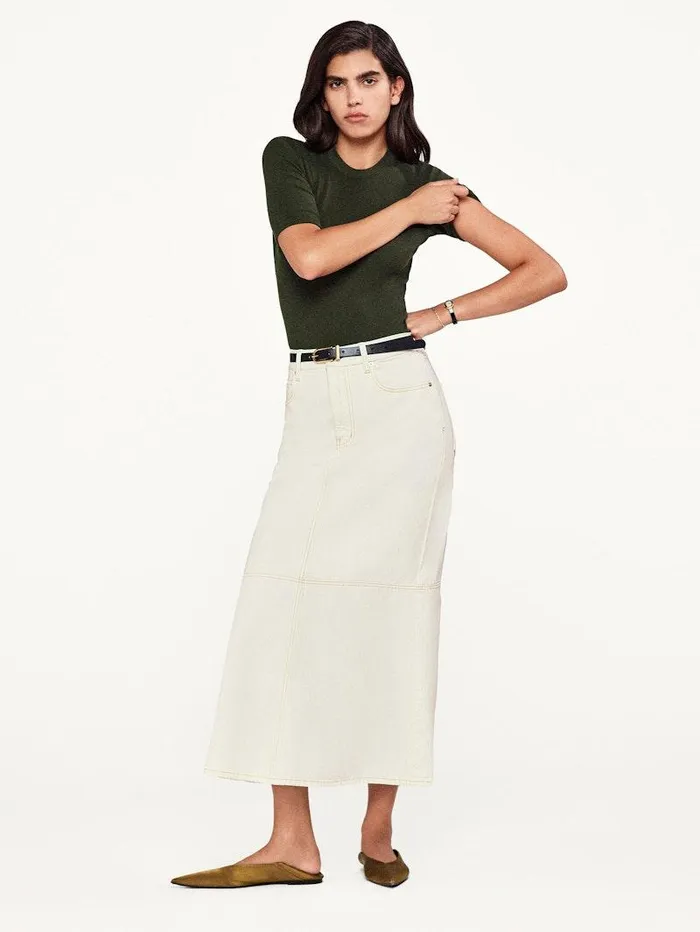 Women FRAME The Resort Edit The Flounce Skirt Women FRAME The Resort Edit The Flounce Skirt