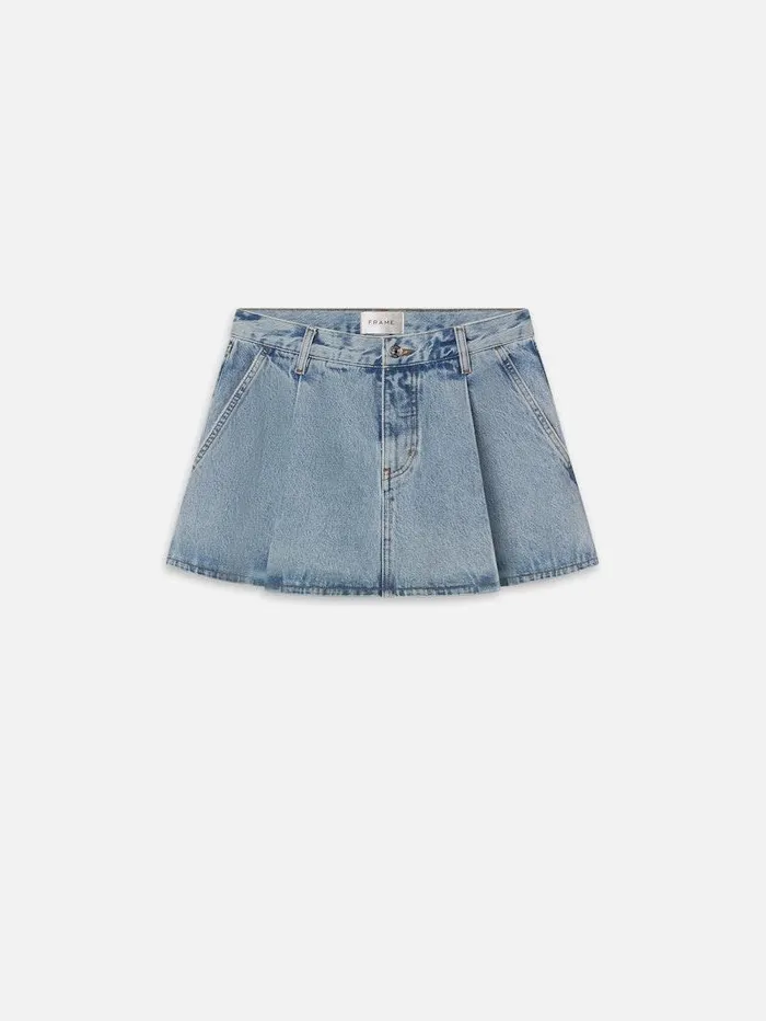 Women FRAME The Resort Edit The Pleated Skirt