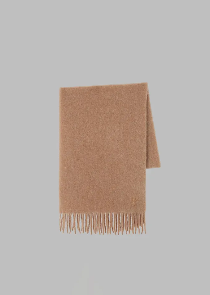 Women Frankie Lanne Scarf 8211 Camel The Frankie Shop