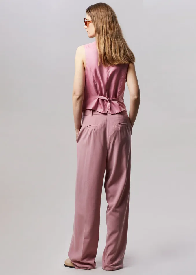 Women Gelso Waistcoat 8211 Rose The Frankie Shop Outerwear