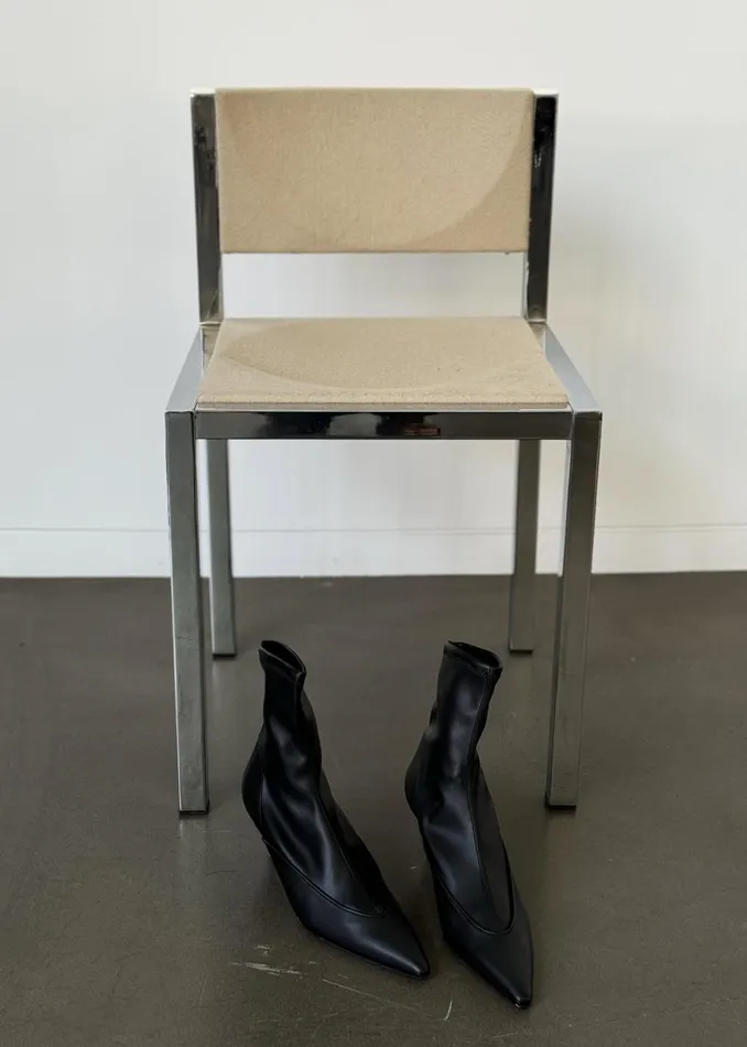 Women Gia Borghini X Heidi Bivens Hunter Boots 8211 Black The Frankie Shop