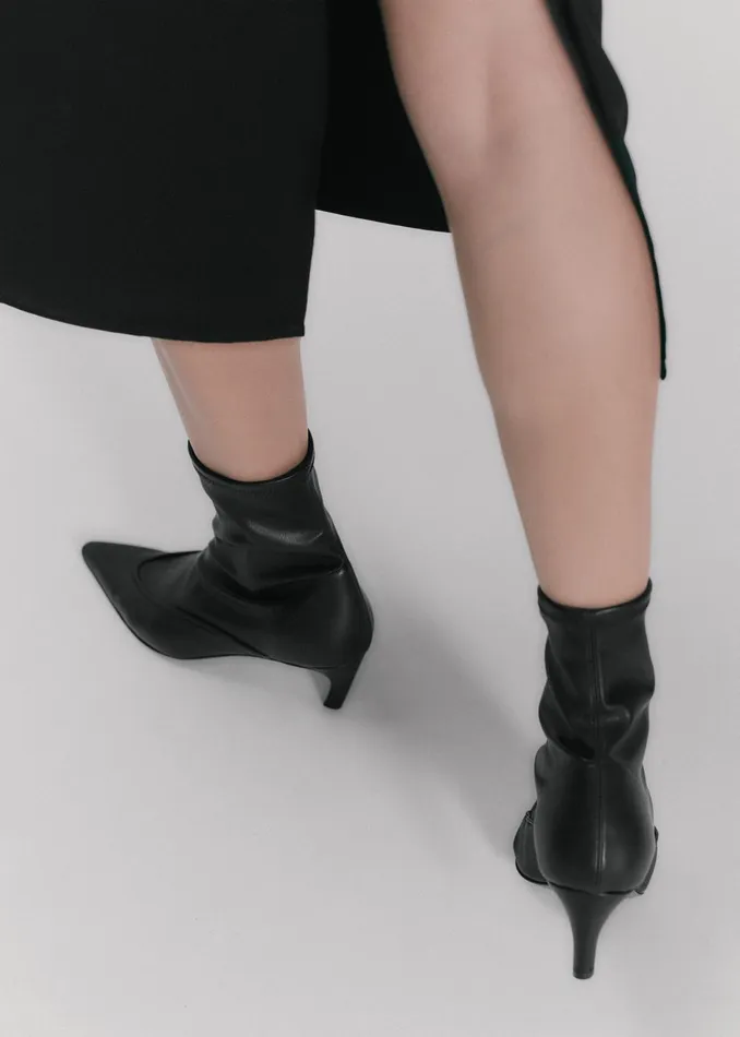 Women Gia Borghini X Heidi Bivens Hunter Boots 8211 Black The Frankie Shop