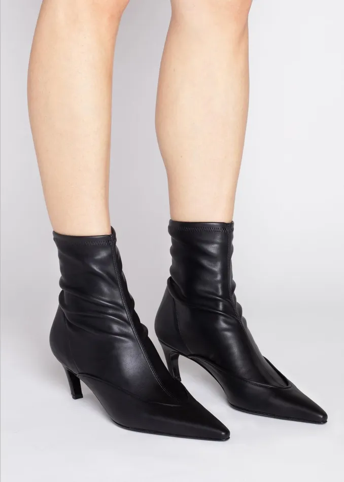 Women Gia Borghini X Heidi Bivens Hunter Boots 8211 Black The Frankie Shop