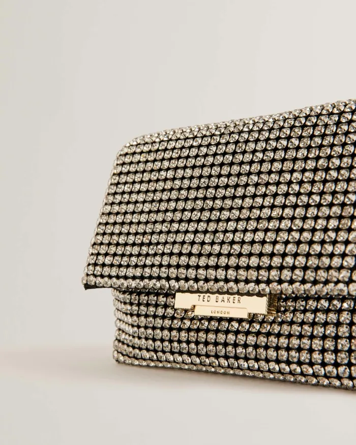 Women GLITERS 8211 Crystal Mini Cross Body Bag Silver Ted Baker Crossbody Bags Women GLITERS 8211 Crystal Mini Cross Body Bag Silver Ted Baker Crossbody Bags