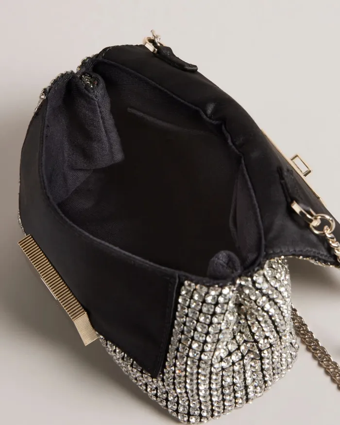 Women GLITERS 8211 Crystal Mini Cross Body Bag Silver Ted Baker Crossbody Bags Women GLITERS 8211 Crystal Mini Cross Body Bag Silver Ted Baker Crossbody Bags