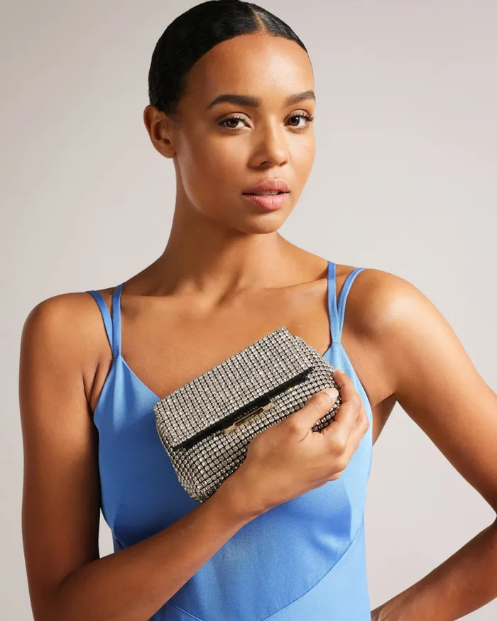 Women GLITERS 8211 Crystal Mini Cross Body Bag Silver Ted Baker Crossbody Bags Women GLITERS 8211 Crystal Mini Cross Body Bag Silver Ted Baker Crossbody Bags