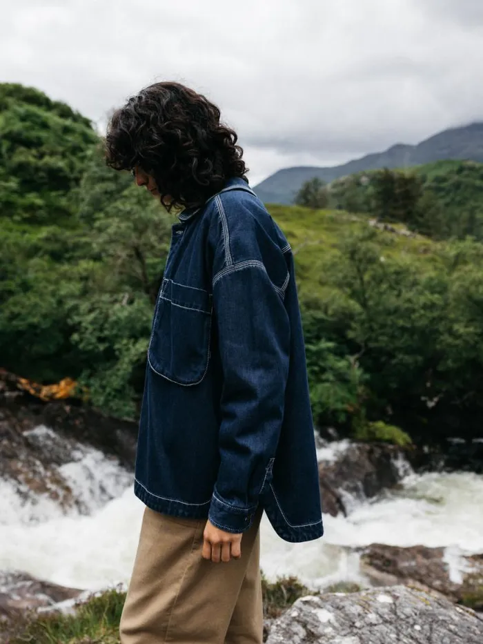 Women Gwavas Denim Overshirt Denim Finisterre Tops and Shirts