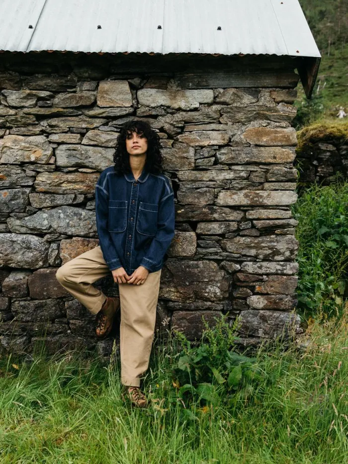 Women Gwavas Denim Overshirt Denim Finisterre Tops and Shirts