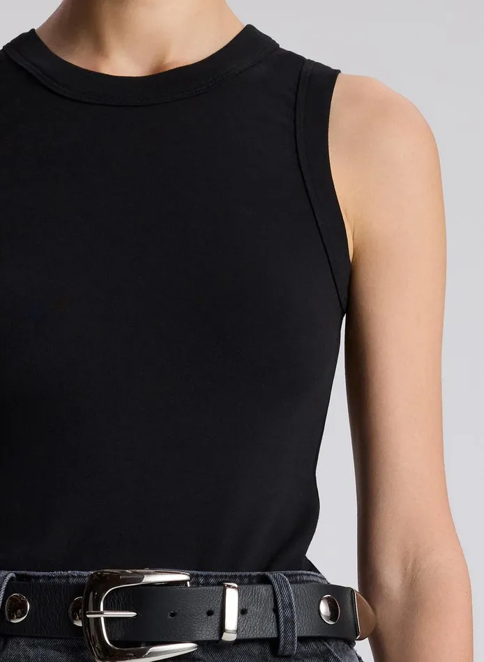 Women Hadley Tank Black ALC Tees and Tanks
