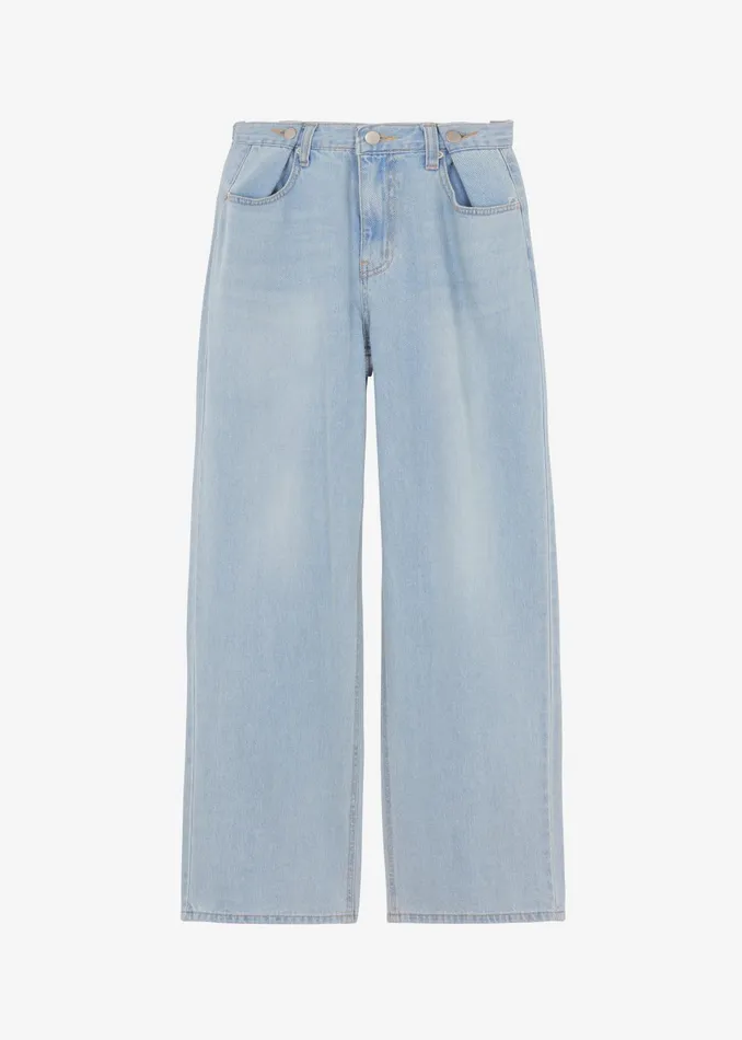 Women Hayla Denim Pants 8211 Light Wash The Frankie Shop Bottoms